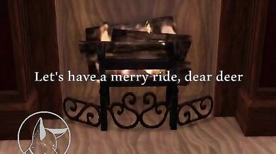 Jingle Balls - Reindeer Fucked by Santa's Stiff Dick (Gay)