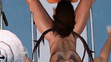 Jingle Balls - Reindeer Fucked by Santa's Stiff Dick (Gay)