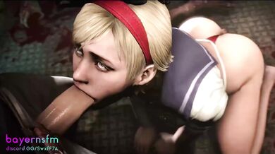 Sucking Sherry's Birkin Bomb (Resident Evil)