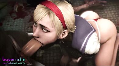 Sucking Sherry's Birkin Bomb (Resident Evil)