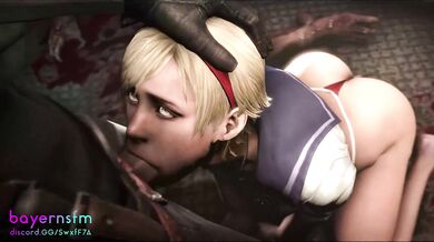 Sucking Sherry's Birkin Bomb (Resident Evil)