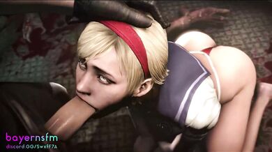 Sucking Sherry's Birkin Bomb (Resident Evil)