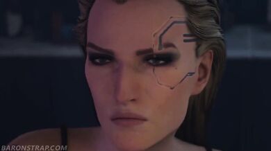 Gape at the Gaping Anus of the Lusty Hottie in 'C A R E - Baronstrap'