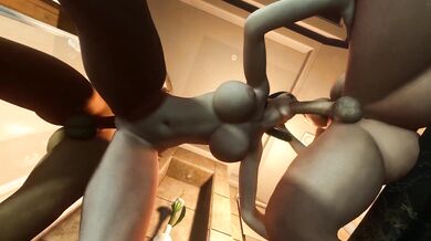- Weebu's Steamy Threesome in the Bathroom from His Point of View