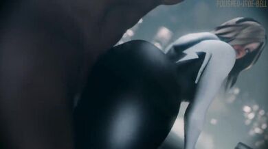 Racey Roof Romp with Blacked-Out Gwen Stacy [Jaded Jill]