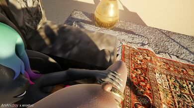 The Hottest POV Animation of PaintHeart and Aisha's Fuck Session on the Throne, Available Now at AniAniBoy!