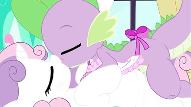 Fucking Spike's Ass with Sweetie Belle's Tail
