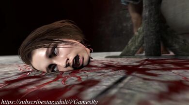 Jill's Head Explodes from Chainsaw Cut While Claire Gets Brutalized in 'Guro'