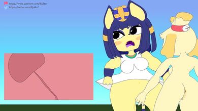 Fingered in Paradise: Ankha's Anal Awakening