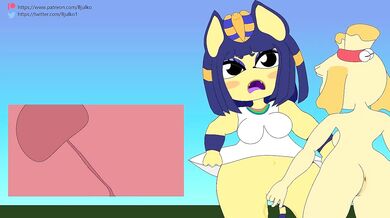 Fingered in Paradise: Ankha's Anal Awakening
