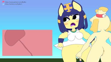 Fingered in Paradise: Ankha's Anal Awakening