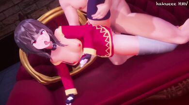 Fight for Harlem: Megumin and Darkness Get Freaky in HMV