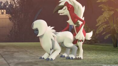 Absol's Fang and Fantasy Lycanroc Mating