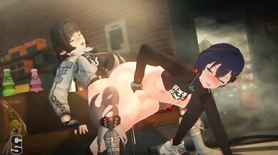 Japanese Schoolgirl Gangbang Express
