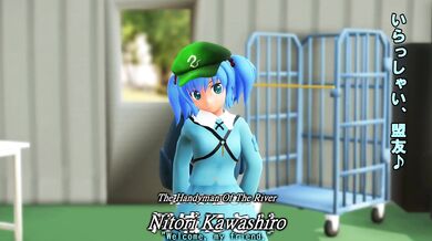 Nitori Kawashiro's Erotic MMD Dance (ENG)