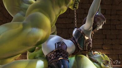 - Sylvanas Gets Gangbanged by Three Cowboys While in Bondage