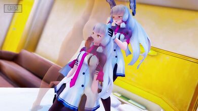 Kinky Japanese Schoolgirls Get Naked and Oiled Up in 'Murakumo - New Model Maintenance'