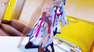 Kinky Japanese Schoolgirls Get Naked and Oiled Up in 'Murakumo - New Model Maintenance'