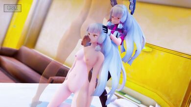 Kinky Japanese Schoolgirls Get Naked and Oiled Up in 'Murakumo - New Model Maintenance'