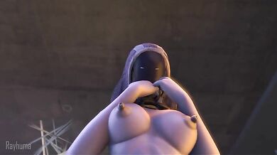 Tali'zorah's Futa Shemale Cum-blast in Rayya [Rayhuma]