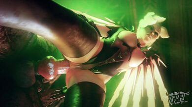 Naked Mercy Gets Nailed by a Lycanthrope in VG Erotica's 'Standard' Hentai Porn