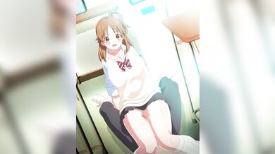 Totoro's Huge Member Destroys JK Sanae's Tight Thighs in Mind-Blowing Thighjob Session