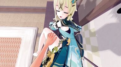 Kirara Gets Reamed on Desk in Genshin Impact Hentai Porn