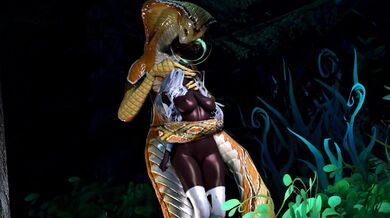 Erotic Elven Fantasy: Snake-Like Pleasure