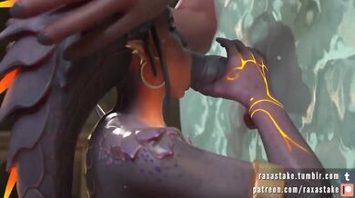 Demon Dick Down the Hatch - Symmetra's Blowjob Bonanza