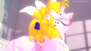 Amy and Tails Get Sonic's Cock in 'Leviantan581re'