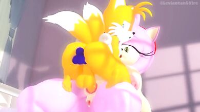 Amy and Tails Get Sonic's Cock in 'Leviantan581re'