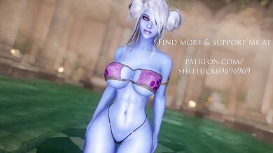 Skyrim's Hot Nympho Trolls Getting Their Cunts Fucked Hard