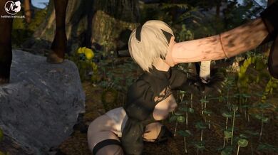 2B from Yorha Gets Bred by a Stallion for an Epic Cum Blast!