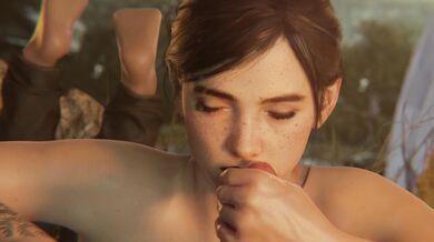 Ellie Gives a Lewd Handjob While Teasing Her Feet [Lipstick] [Ultra HD]