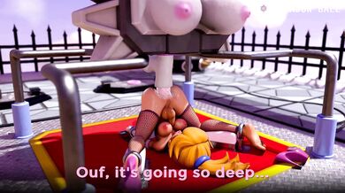 Princess Peach's Futanari Thwoompette Encounter in the Shadows!