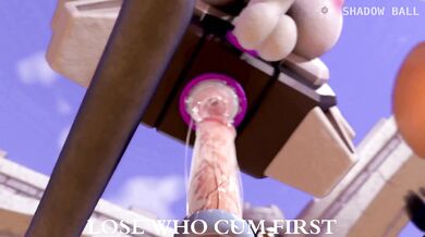 Princess Peach's Futanari Thwoompette Encounter in the Shadows!