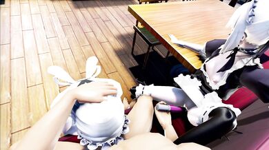 Maidens in Heat: Sakuya & Saber's Lustful Escapade