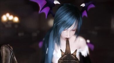 Ash Hopper gets his Dagger sheathed by a Succubus in Skyrim