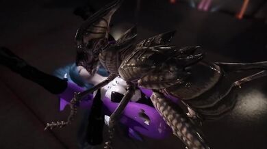 Ash Hopper gets his Dagger sheathed by a Succubus in Skyrim