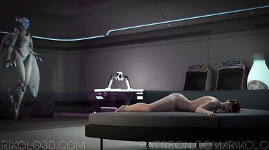 Echo's Overwatch Orgy with D.Va and Friends