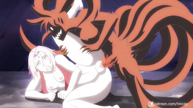 Naruto's Wet Dream: Naruko Fucking Sakura in the Ass [Hentai Animation]