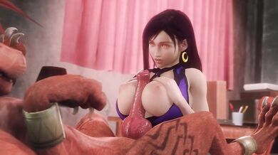 Tifa's Hardcore Action with Noname55