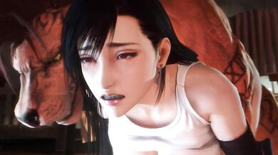 Tifa's Hardcore Action with Noname55