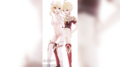 Lumine and Aether's Lewd Encounter Rekindled: Part 2