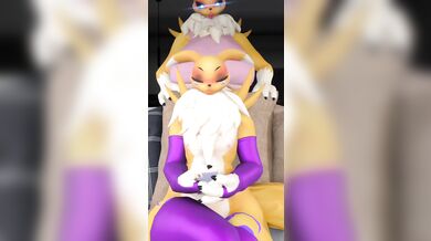 Naughty Renamon Gets Caught in the Act!