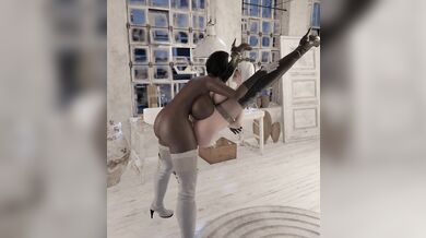 Double the Pleasure with 2p and 2b Milky Girls