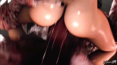 Nemesis Breaks Jill Valentine's Cherry in a Steamy Train Ride