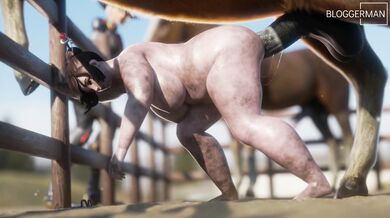 Ra*pe of the Virgin Mei by a Gigantic Stallion Dick