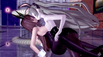 Sodomy with Noir and Yuri in Black and White
