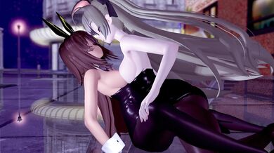 Sodomy with Noir and Yuri in Black and White